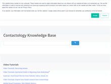 Tablet Screenshot of help.contactology.com